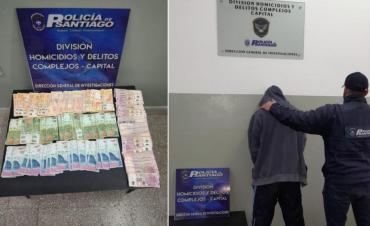 Detención de un Sujeto en Santiago de Estero: Le secuestro de más de $100.000 | Radio Bicentenario