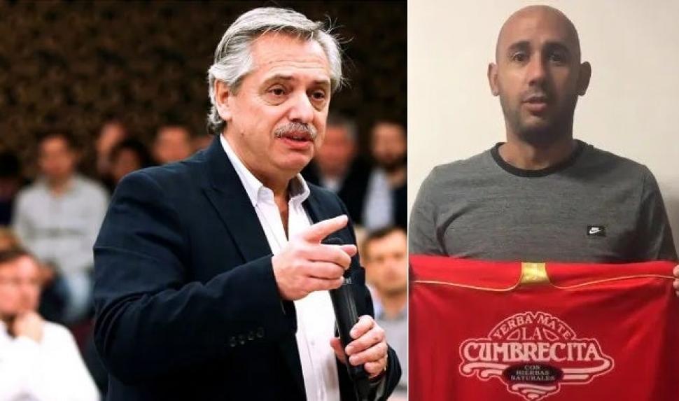 Pichi Mercier y particular regalo al presidente Alberto Fernández Radio Bicentenario FM 103.