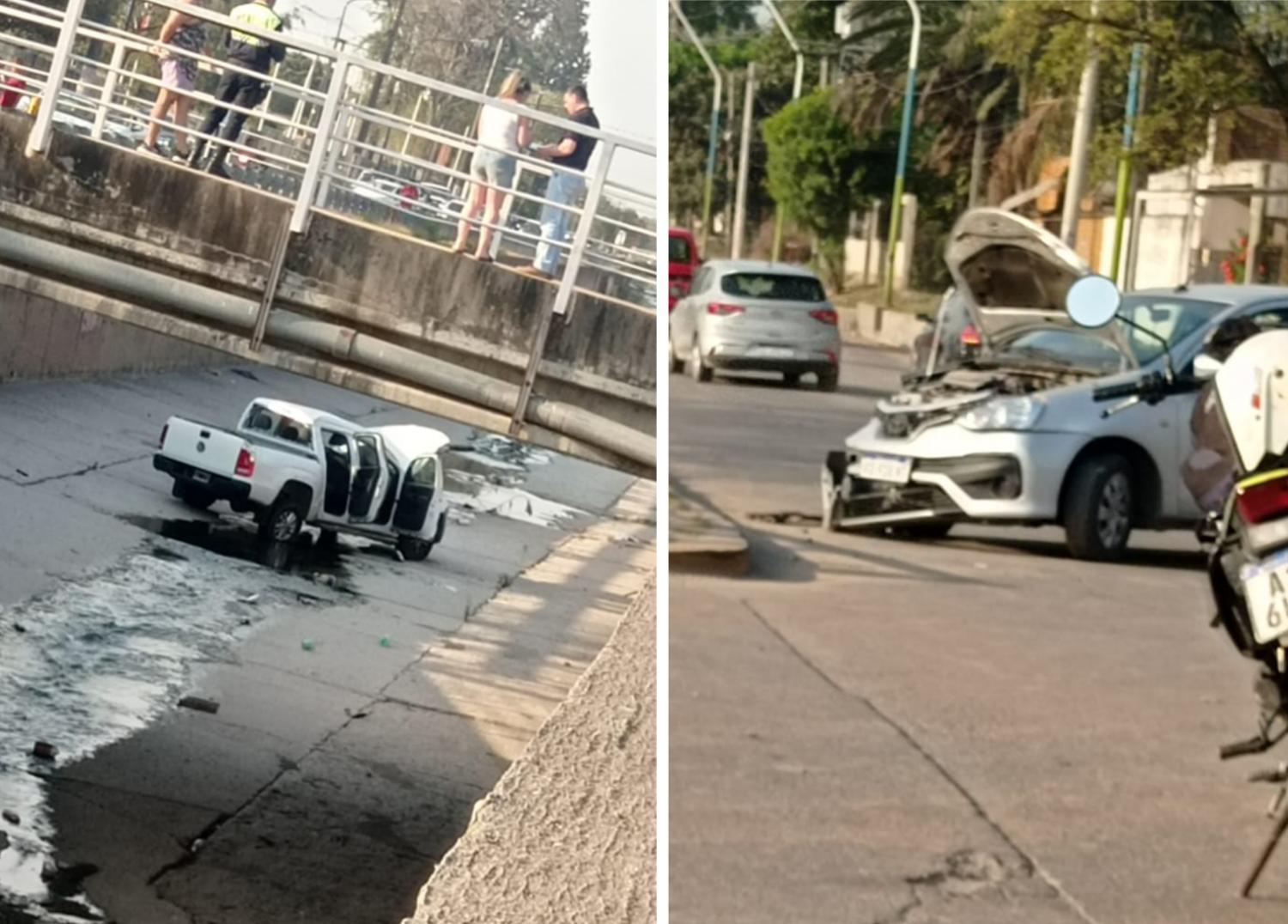 Terrible accidente en bulevar 9 de julio y Alfredo Guzmán Radio