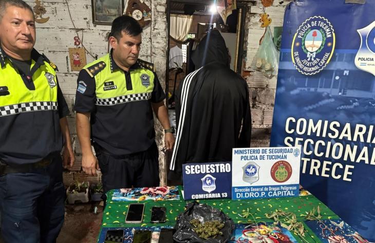 Secuestran una réplica de arma de fuego y marihuana en allanamientos ...